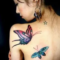 fluturi tatuaj care înseamnă