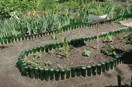 Răzor de flori flowerbeds cu propriile lor mâini pentru a da idei