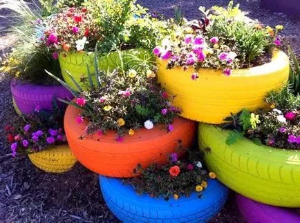 Răzor de flori flowerbeds cu propriile lor mâini pentru a da idei