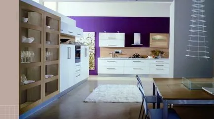Cameră în violet - o varietate și combinație de gama