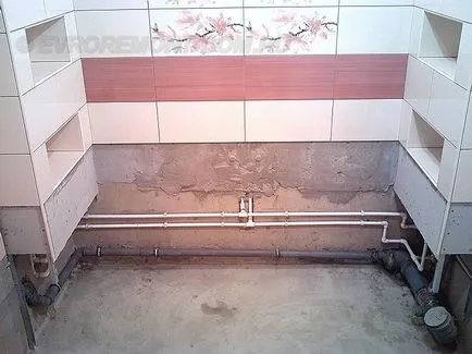 Când instalați o cadă de baie