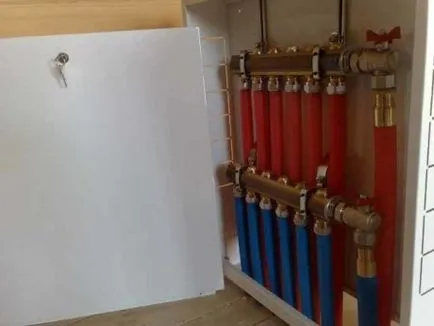 încălzire colector de montaj și schema electrică (dispozitiv de schema de conexiuni colector de încălzire cu propriile sale mâini de distribuție) încălzire colector de montaj și schema electrică