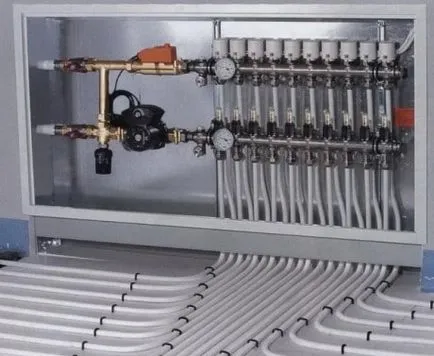 încălzire colector de montaj și schema electrică (circuit) încălzire colector de montaj și schema electrică