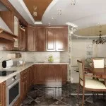 Brown interior bucătărie - fotografie, design, decorare