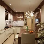 Brown interior bucătărie - fotografie, design, decorare