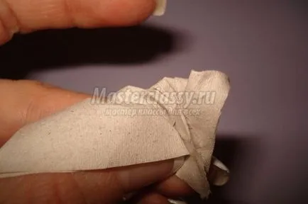Compozitie - trandafir de epocă - de hârtie igienică (hârtie) Compoziție - epocă a crescut - de la hârtie igienică