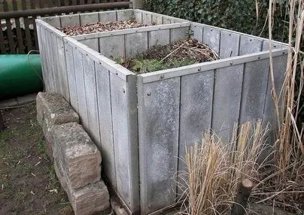 groapă Compost cu opțiunile lor de fabricație mâini movilă cum să facă, fotografie