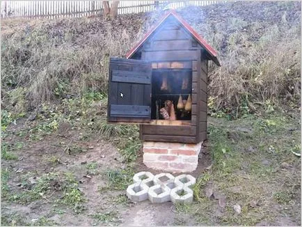 Smokehouse afumat propriile lor mâini - fumat rece la fotografie acasă (Smokehouse afumat cu mâinile) Smokehouse afumat propriile lor mâini - fumat rece fotografie acasă