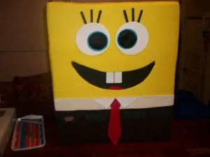 Suit SpongeBob (Sponge Bob) cu mâinile, podelkino
