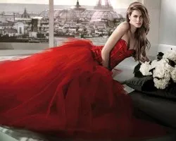 nunta Red rochie de fotografie