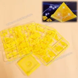Crystal puzzle 3d „piramidă» c iluminare sau de a crește iq (puzzle) Crystal puzzle 3d „piramidă» c lumina de fundal sau pentru a crește iq