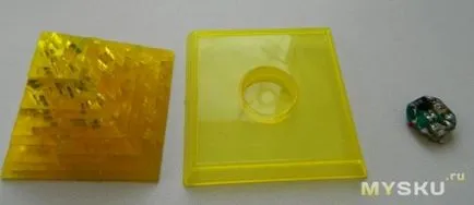 Crystal puzzle 3d „piramidă» c iluminare sau de a crește iq (piramida) Crystal puzzle 3d „piramidă» c lumina de fundal sau pentru a crește iq