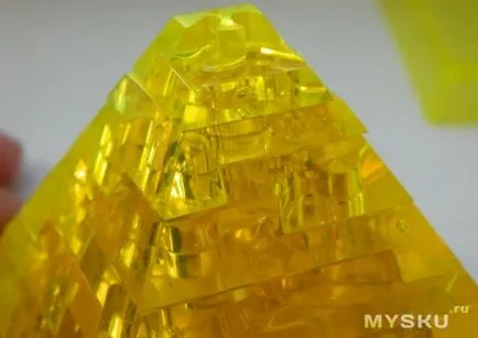 Crystal puzzle 3d „piramidă» c iluminare sau de a crește iq (piramida) Crystal puzzle 3d „piramidă» c lumina de fundal sau pentru a crește iq