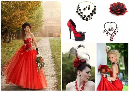 Red rochii de nunta Fotografie 2017 modele si accesorii pentru ele (stil) Red rochii de nunta Fotografie 2017 modele și accesorii pentru acestea