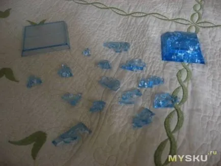 Crystal puzzle 3d „piramidă» c iluminare sau de a crește iq (piramida) Crystal puzzle 3d „piramidă» c lumina de fundal sau pentru a crește iq