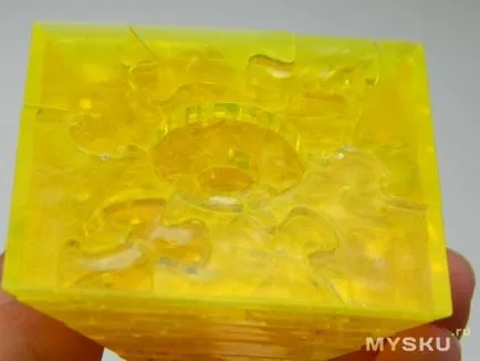 Crystal puzzle 3d „piramidă» c iluminare sau de a crește iq (puzzle) Crystal puzzle 3d „piramidă» c lumina de fundal sau pentru a crește iq