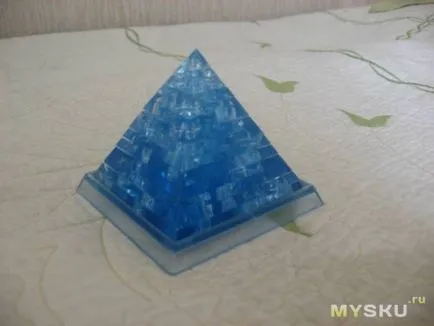 Crystal puzzle 3d „piramidă» c iluminare sau de a crește iq (piramida) Crystal puzzle 3d „piramidă» c lumina de fundal sau pentru a crește iq