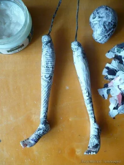 păpuși papier-mache cu propriile mâini - producție video și foto de păpuși articulate