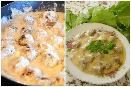 Pui serdechki- cele mai bune retete (inimi de pui cele mai bune rețete pentru sos de smântână tocana gustoase ceapă prăjită pan cuptor ciuperci alimentare Instrucțiuni Foto Video) Cele mai bune rețete de pui serdechki-