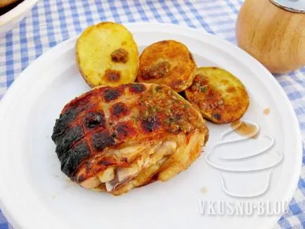 kebab de pui cu vin alb - reteta cu o fotografie