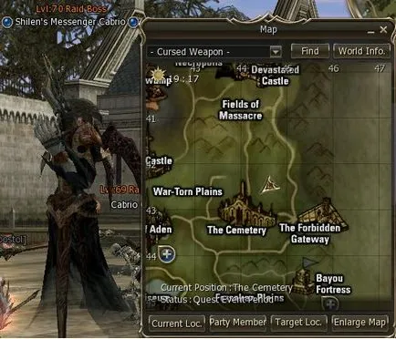 Quest pe sub clasa Lineage 2 în imagini
