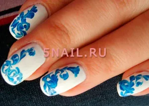 Light, aerisit modele de lac de unghii cu gel umed