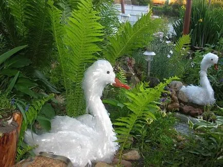 Swan din sticle de plastic cu propriile lor mâini - o clasă de master, modul de a face schema (sticle) Swan din sticle de plastic cu propriile lor mâini - o clasă de master, modul de a face schema