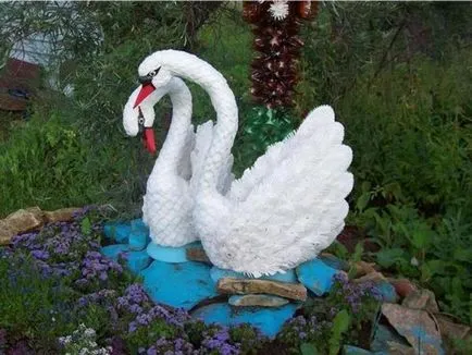 Swan din sticle de plastic cu propriile lor mâini - o diagramă de clasa de master modul de a face (lor) Swan din sticle de plastic cu propriile lor mâini - o clasă de master, modul de a face schema