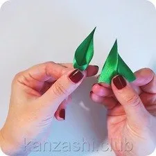 Pliante kanzashi de panglici de satin - 8 ateliere