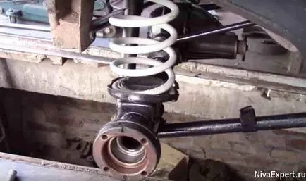 Anulăm suspendarea pe teren propriu repararea lor, câmp (curbura elementului elastic) Anulăm suspendarea pe teren propriu repararea lor, câmp