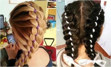 Ribbon în părul ei - stil de păr pentru fiecare zi și pentru această ocazie,