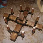 Candelabru principii proprii de fabricație mâini cu fotografia (foto) Candelabru principii proprii de fabricație mâini cu fotografii