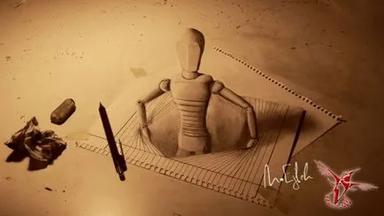 desene 3D de top în creion - un mesager (poze) desene 3D de top în creion - un mesager pentru a