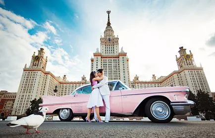 Cele mai bune locuri pentru sesiune foto de nunta din Moscova - zona de stil și creativitate