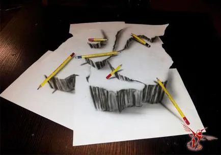 desene 3D de top în creion - un mesager (poze) desene 3D de top în creion - un mesager pentru a