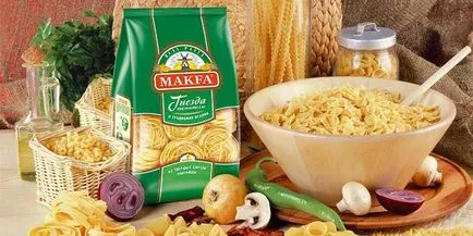 Compoziție Paste, tipuri, valoarea nutritivă