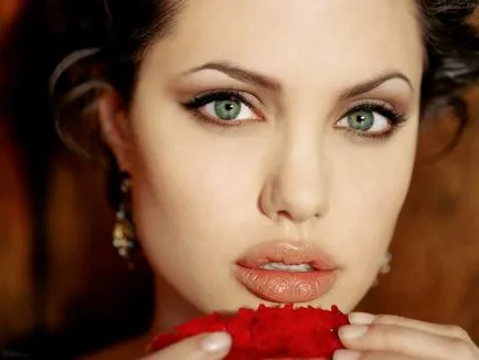 Machiaj Angelina Jolie, Angelina Jolie machiaj lecție fotografie