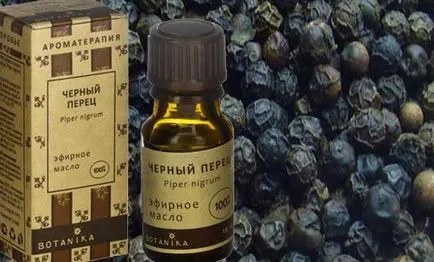 negru utilizare piper ulei și proprietăți utile