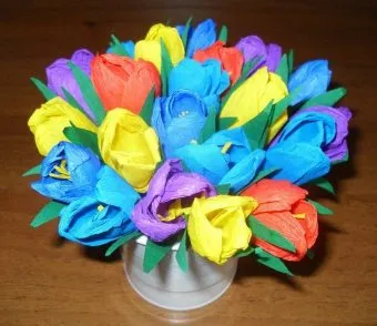 cursuri de master cum să facă lalele carton ondulat cu mâinile (hârtie) cursuri de master modul de a face lalele de hârtie carton ondulat, cu propriile sale mâini