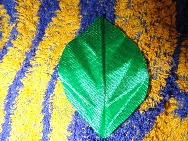 Master class frunze kanzashi