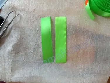 Master class frunze kanzashi