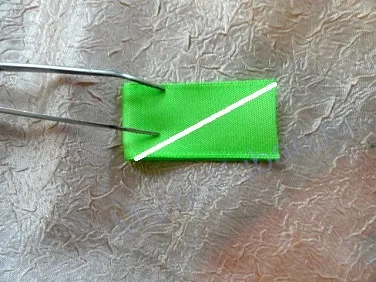 Master class frunze kanzashi