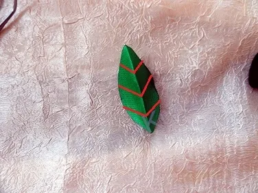 Master class frunze kanzashi