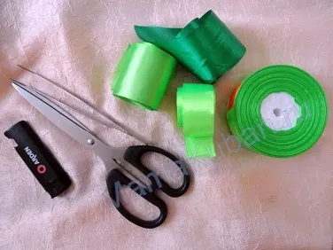 Master class frunze kanzashi