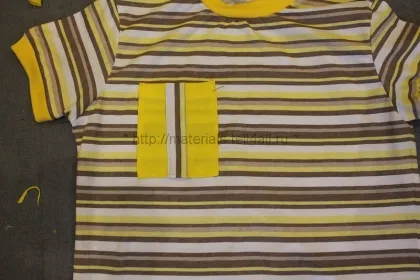 T-shirt dirigintă coase bărbați, Bag