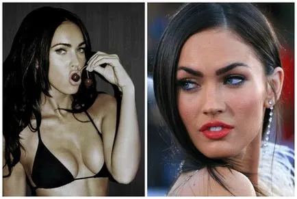 Megan fox, înainte și după fotografii și video de chirurgie plastica