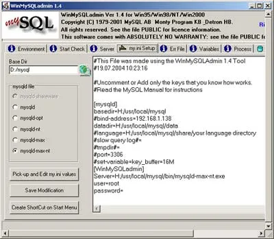 Mysql run - trebuie să fie, de asemenea, posibilitatea, hostinfo
