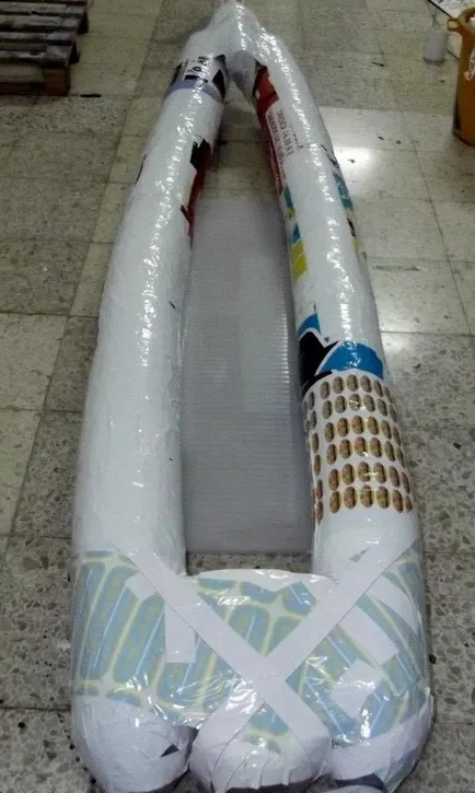 luntre din sticle de plastic