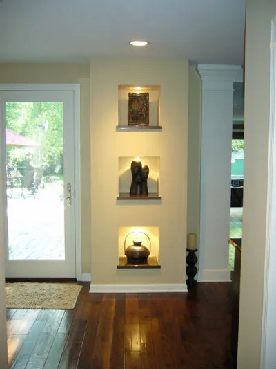 O nișă în perete - accesoriu elegant la modă interior (multe poze)