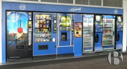 Mai multe mașini de indivizi gustare, sec vending